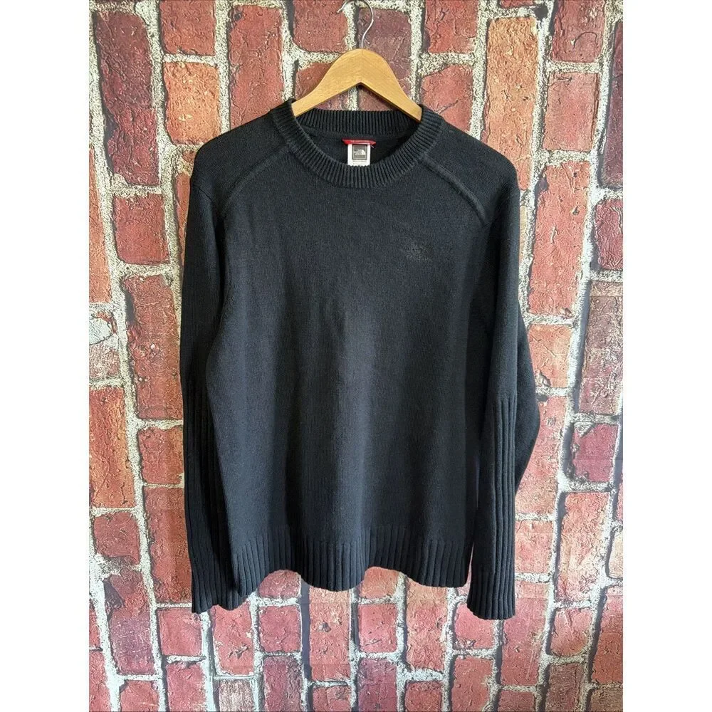 The North Face Sweater Size M Creweck Cotton Wool Blend Long Sleeve